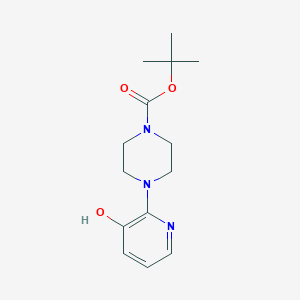 molecular formula C14H21N3O3 B13649949 tert-Butyl 4-(3-hydroxypyridin-2-yl)piperazine-1-carboxylate 