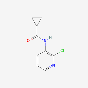 molecular formula C9H9ClN2O B1365002 N-(2-氯吡啶-3-基)环丙烷甲酰胺 CAS No. 519146-70-4