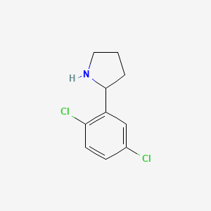 molecular formula C10H11Cl2N B1365005 2-(2,5-Dichlorophenyl)pyrrolidine CAS No. 383127-70-6