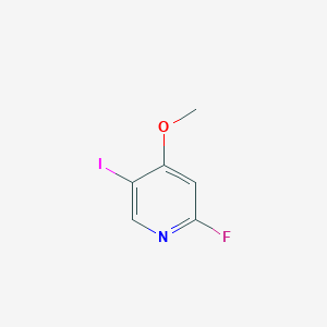molecular formula C6H5FINO B13650118 2-Fluoro-5-iodo-4-methoxypyridine 