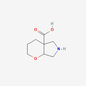 molecular formula C8H13NO3 B13650261 Octahydropyrano[2,3-c]pyrrole-4a-carboxylic acid 