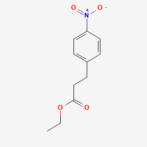 molecular formula C11H13NO4 B1365030 Ethyl 3-(4-nitrophenyl)propanoate CAS No. 7116-34-9