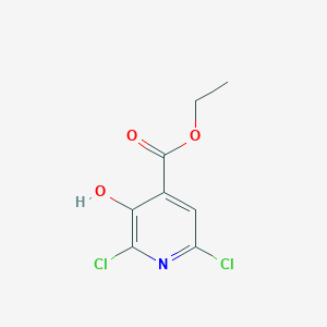 molecular formula C8H7Cl2NO3 B13650338 Ethyl 2,6-dichloro-3-hydroxyisonicotinate 