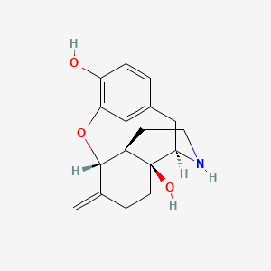 molecular formula C17H19NO3 B1365036 Nornalmefene CAS No. 42971-33-5