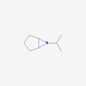 molecular formula C8H15N B136504 6-(Propan-2-yl)-6-azabicyclo[3.1.0]hexane CAS No. 149846-60-6