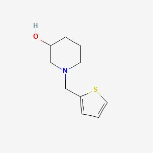 molecular formula C10H15NOS B1365043 1-(Thiophen-2-ylmethyl)piperidin-3-ol 