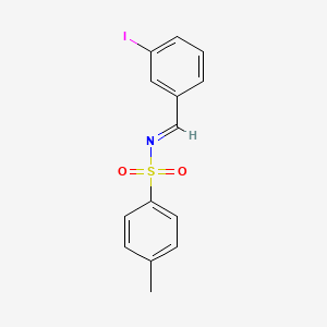 molecular formula C14H12INO2S B13650437 N-(3-Iodobenzylidene)-4-methylbenzenesulfonamide 