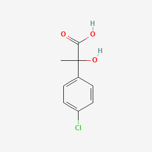 molecular formula C9H9ClO3 B1365044 2-(4-Chlorophenyl)-2-hydroxypropionic acid CAS No. 4445-13-0