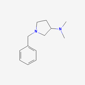 molecular formula C13H20N2 B1365045 1-Benzyl-3-(dimethylamino)pyrrolidine CAS No. 69478-77-9