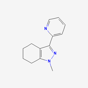 1-Methyl-3-(2-pyridinyl)-4,5,6,7-tetrahydro-1H-indazole