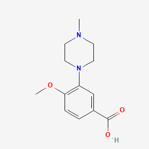 4-Methoxy-3-(4-methyl-1-piperazinyl)benzoic acid