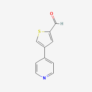 4-(Pyridin-4-yl)thiophene-2-carbaldehyde