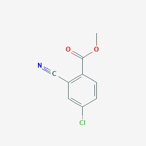 molecular formula C9H6ClNO2 B1365057 Methyl 4-chloro-2-cyanobenzoate CAS No. 58331-97-8