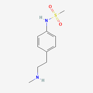 molecular formula C10H16N2O2S B1365059 N-Methyl-4-methanesulphonamidophenethylamine 