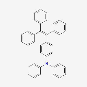 molecular formula C38H29N B13650608 N,N-Diphenyl-4-(1,2,2-triphenylvinyl)aniline 