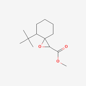 molecular formula C13H22O3 B13650615 Methyl 4-tert-butyl-1-oxaspiro[2.5]octane-2-carboxylate 