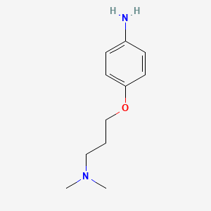 molecular formula C11H18N2O B1365064 4-[3-(Dimethylamino)propoxy]aniline CAS No. 62424-88-8