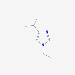 molecular formula C8H14N2 B136507 1-Ethyl-4-isopropyl-1H-imidazole CAS No. 154385-47-4