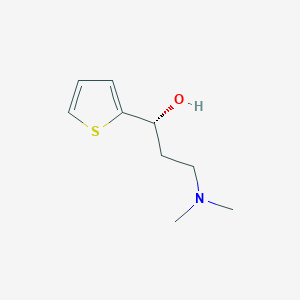 molecular formula C9H15NOS B1365077 (R)-3-(Dimethylamino)-1-(thiophen-2-yl)propan-1-ol CAS No. 132335-49-0