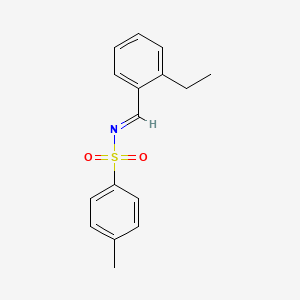 molecular formula C16H17NO2S B13650826 N-(2-Ethylbenzylidene)-4-methylbenzenesulfonamide 