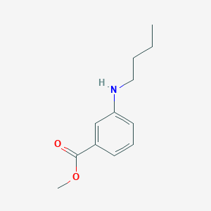 molecular formula C12H17NO2 B13650830 Methyl 3-(butylamino)benzoate 