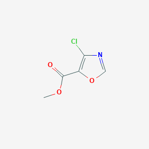 molecular formula C5H4ClNO3 B13650885 Methyl 4-chlorooxazole-5-carboxylate 