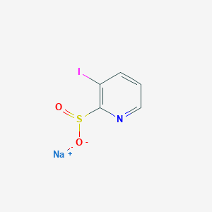 molecular formula C5H3INNaO2S B13650896 Sodium 3-iodopyridine-2-sulfinate 