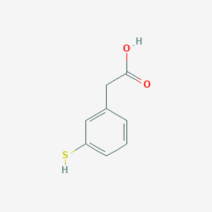 molecular formula C8H8O2S B013651 2-(3-Mercaptophenyl)acetic acid CAS No. 63271-86-3