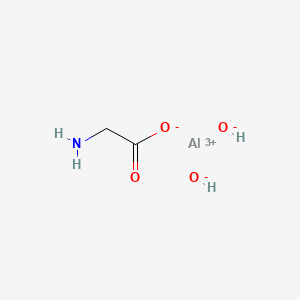 molecular formula C2H6AlNO4 B1365118 Aluminium glycinate 