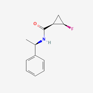 cis-2-fluorocyclopropyl)-N-((R)-1-phenylethyl)acetamide