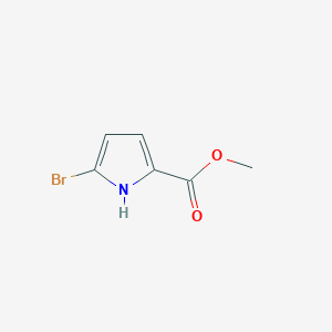 molecular formula C6H6BrNO2 B1365157 Methyl 5-bromo-1H-pyrrole-2-carboxylate CAS No. 934-07-6
