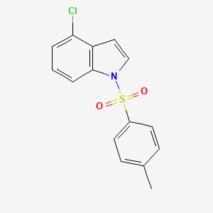 molecular formula C15H12ClNO2S B1365165 4-Chloro-1-tosyl-1H-indole CAS No. 102855-24-3