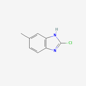 molecular formula C8H7ClN2 B1365167 2-Chloro-5-methyl-1H-benzo[d]imidazole CAS No. 4887-94-9
