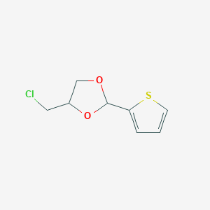 molecular formula C8H9ClO2S B1365168 4-(Chloromethyl)-2-(thiophen-2-yl)-1,3-dioxolane 