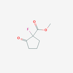 molecular formula C7H9FO3 B136517 Methyl 1-fluoro-2-oxocyclopentanecarboxylate CAS No. 141420-01-1