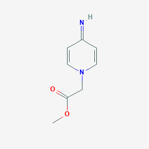 molecular formula C8H10N2O2 B13651716 Methyl 2-(4-iminopyridin-1(4H)-yl)acetate 