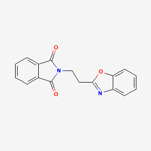 molecular formula C17H12N2O3 B1365173 2-[2-(1,3-benzoxazol-2-yl)ethyl]-1H-isoindole-1,3(2H)-dione CAS No. 623553-27-5