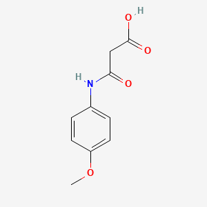 molecular formula C10H11NO4 B1365176 3-[(4-Methoxyphenyl)amino]-3-oxopropanoic acid CAS No. 61916-60-7
