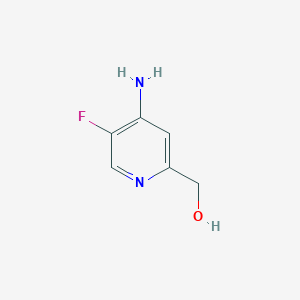 molecular formula C6H7FN2O B13651777 (4-Amino-5-fluoropyridin-2-yl)methanol 