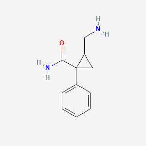 2-(Aminomethyl)-1-phenylcyclopropanecarboxamide