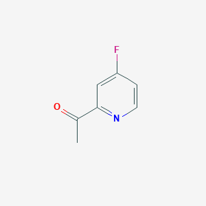 molecular formula C7H6FNO B13651902 1-(4-Fluoropyridin-2-YL)ethanone CAS No. 1060809-37-1