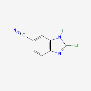 2-Chloro-1H-benzo[d]imidazole-5-carbonitrile