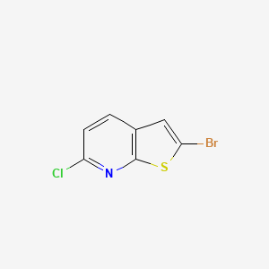 2-Bromo-6-chlorothieno[2,3-B]pyridine