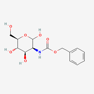 molecular formula C14H19NO7 B1365207 N-Carbobenzyloxy Mannosamine 