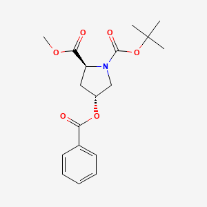 1-(tert-Butyl) 2-methyl (2S,4R)-4-(benzoyloxy)-1,2-pyrrolidinedicarboxylate