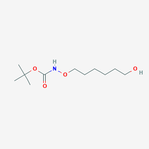 molecular formula C11H23NO4 B1365221 tert-Butyl (6-hydroxyhexyl)oxycarbamate 