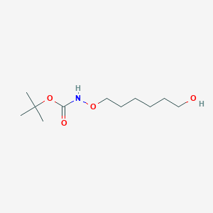 molecular formula C11H23NO4 B1365221 6-(Tert-butyloxycarbonylaminooxy)hexan-1-ol 