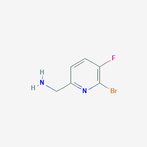 molecular formula C6H6BrFN2 B13652231 (6-Bromo-5-fluoropyridin-2-yl)methanamine 