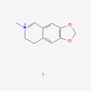 6-Methyl-7,8-dihydro-[1,3]dioxolo[4,5-g]isoquinolin-6-ium iodide