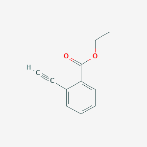 molecular formula C11H10O2 B1365228 Ethyl 2-ethynylbenzoate CAS No. 74185-31-2
